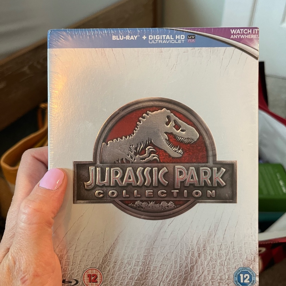 BRAND NEW Jurassic Park Blu-Ray Digital HD Ultraviolet Movie Collection.